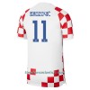 Camiseta de fútbol Croacia Brozovic 11 Primera Equipación Mundial 2022 - Hombre